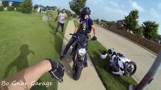 He almost died MOTORCYCLE CRASH FULL VIDEO [upl. by Ellissa]