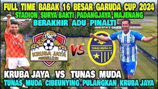 TUNAS MUDA VS KRUBA JAYA FULL TIME GEMPURAN KRUBA JAYA SIRNA LEWAT ADU PINALTI YANG MENYEDIHKAN [upl. by Ahsienal]