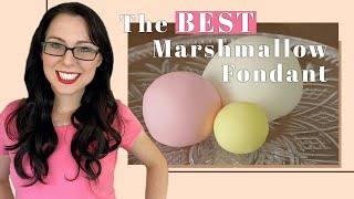 The BEST Marshmallow Fondant Recipe EVER [upl. by Green]