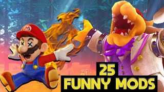 25 FUNNY Super Mario Odyssey Mods [upl. by Aluap987]