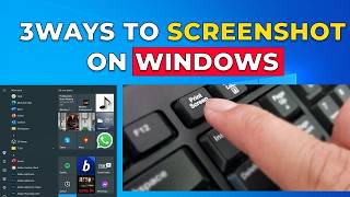 How To Screenshot on Laptop or PC with Windows [upl. by Saber]