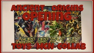 Ancient Origins Pokemon Cards Early Opening Toys MCN Collab [upl. by Siddon835]