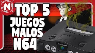 TOP 5  Peores juegos de Nintendo 64 [upl. by Nadeen]