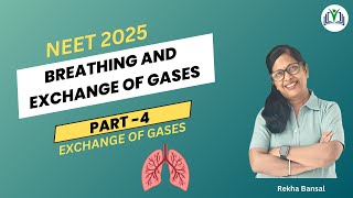 Chapter 12 Breathing and Exchange of Gases Exchange of Gases in one shot [upl. by Naveb631]