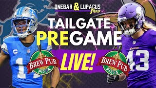 Vikings Pregame Show Lions vs Vikings Brought To You By Brew Pub Pizza [upl. by Rozina]