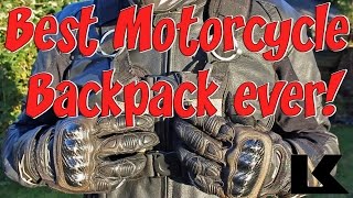 Best Motorcycle Backpack ever kriega R25 and R3 review [upl. by Horbal]