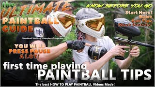 First Time Playing Paintball Tips The Ultimate Beginner Guide by DangerMan [upl. by Hy974]