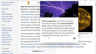 MagnetohydrodynamicsMagnetofluid dynamics [upl. by Kralc183]