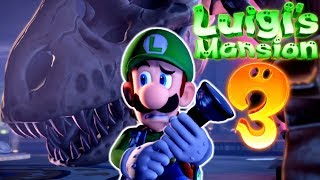 LUIGI FIGHTS A TREX  Luigis Mansion 3 Gameplay [upl. by Brenner]