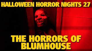 The Horrors of Blumhouse Maze Highlights  Halloween Horror Nights 27 [upl. by Adnihc]