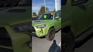 2022 Certified Toyota 4Runner TRD Pro Electric Lime aka Lime Rush at Toyota of TriCities [upl. by Narcho]