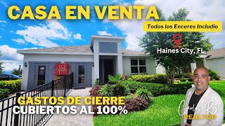 💥Compra esta propiedad en Haines City FL y la Constructora aporta el 100 de los Gastos de Cierre💥 [upl. by Otrebogir479]