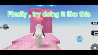 Tutorial but on mobile stage 36 in maxs glitch difficult chart Obby [upl. by Cramer]