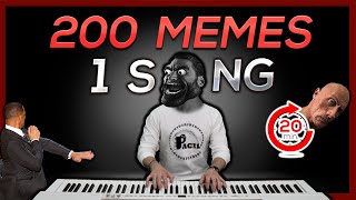 200 MEMES in 1 SONG in 20 minutes [upl. by Fisch846]