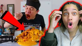 Matt Stonie Epic Chili Cheese Fries 10120 Calories Reaction [upl. by Shayn]