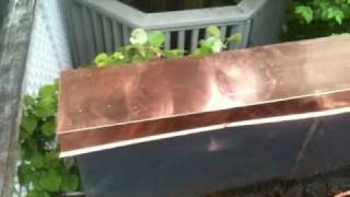 Roofing Toronto Copper roof parapet wall caps [upl. by Nesnah]