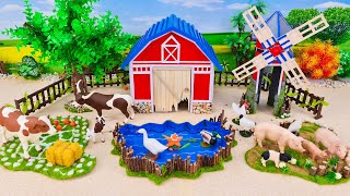 Top Best DIY Small Farm Diorama with Farm House Windmill Water Pond Cattles Cow Pig Duck [upl. by Lockwood943]