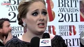 Adele Shocked At BRIT Awards Interview [upl. by Pool]