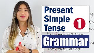 Basic English Grammar Course 1  Present Simple Tense  Learn and Practice [upl. by Geminian496]