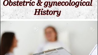 obstetric and gynaecological history by Dr Mohamed Ramadan [upl. by Eiramyllek]