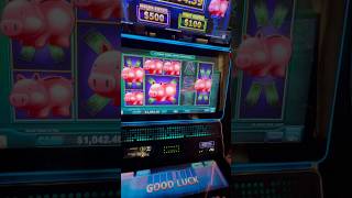 NICE BONUS ON PIGGY BANKIN SLOT slots casino jackpot slot slotmachine gambling vegas [upl. by Shoshanna]