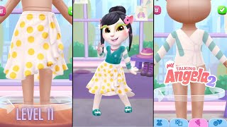 My talking angela 2  Angela fashion designe  Level 11 [upl. by Nowad]