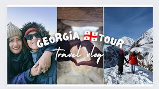 GEORGIA🇬🇪GUDAURI SKI RESORTS ADVENTURE KIM TIN VLOG [upl. by Barthelemy]