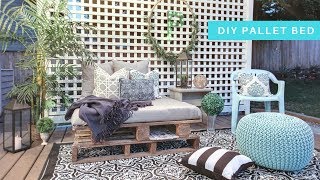 DIY PALLET DAYBED [upl. by Ahseina]