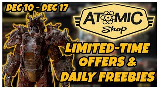 MAKE SURE TO GET THIS WEEKS ATOMIC SHOP LIMITEDTIME OFFERS AND FREEBIES IN FALLOUT 76 [upl. by Dori]