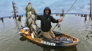 This Stump Field Was LOADED with GIANT SLABS  CATCH and COOK Southern Style Jigs amp Bobbers [upl. by Ayihsa828]