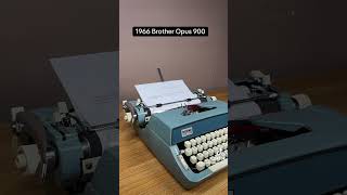 How to use all functions on a 1966 Brother Opus 900 vintage portable typewriter [upl. by Lertram807]