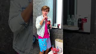 COKE  MENTOS IN THE TOILET 🚽😂 You Won’t Believe This Prank 😱 shorts [upl. by Assirram]