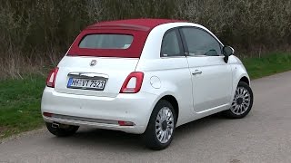 2016 Fiat 500 C 12 8V 69 HP TEST DRIVE  by TEST DRIVE FREAK [upl. by Cordell258]