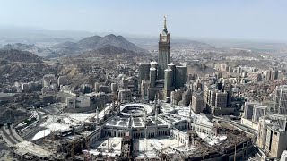 Hajj vues aériennes de la Mecque de Mina et du Mont Arafat  AFP Images [upl. by Kovacs]