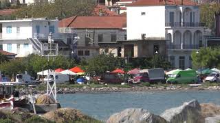 The village of Petalidi from its jetty at Messini Peloponnese Greece [upl. by Gad]