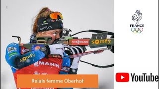 Relais Femme  Oberhof 2021 [upl. by Yenwat]