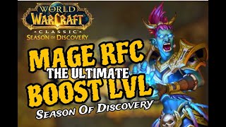 Mage Boost RFC SoD After Nerf 22k25K XP Per Hours  WoW Season Of Discovery [upl. by Acila305]