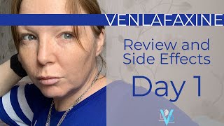 VENLAFAXINE REVIEW AND SIDE EFFECTS  DAY 1 Does Venflafaxine Work What Are The Side Effects [upl. by Dlorag]