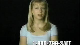 Domestic Violence PSA with Melissa Joan Hart 1998 [upl. by Leuname]