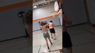 Friends are trying to play basketball while being blindfolded [upl. by Burgener]