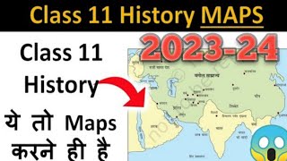 class 11th history map  history anual exam important map 202324 [upl. by Osyth]