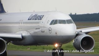 WAVING PILOT Lufthansa Airbus A320 DAIZK  BerlinTegel 29062013 [upl. by Decato567]