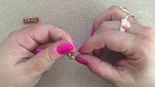 EASY Cubic Right Angle Weave CRAW Tutorial with 3 colors PRAW4  Prismatic Right Angle Weave [upl. by Bondon]