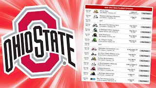 Ohio State Football OFFICIAL 2024 Schedule Preview [upl. by Tisbee]