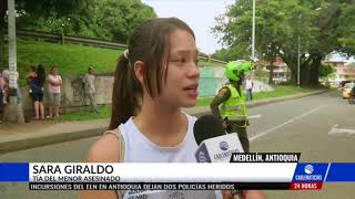 Así rindieron homenaje a pequeño que habría sido asesinado en Medellín [upl. by Inavoj]