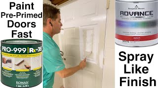 Prime amp Paint New Doors  Roman Pro999  Rx 35 Primer Part 1 [upl. by Jewett]