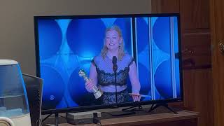 Sarah Snook Succession Wins Best Female Actor 81st Golden Globe Awards [upl. by Eiuqnimod686]