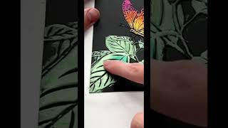 You NEED To Try This Lunar Paste Cardmaking Technique✨ [upl. by Carder]