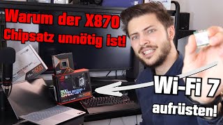 Warum der X870 Chipsatz unnötig ist 😠 AMD Laptop amp Mainboard mit WiFi 7 aufrüsten MediaTek MT7925 [upl. by Oyr]