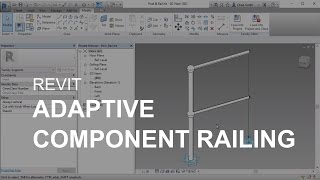 Revit Adaptive Component Railing [upl. by Fleisher]